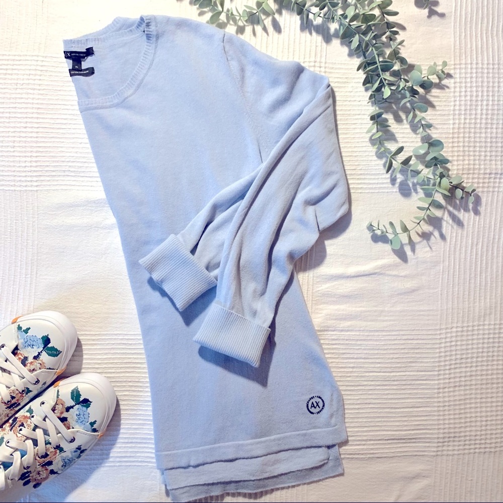 A|X Armani Cashmere & Cotton Pullover
